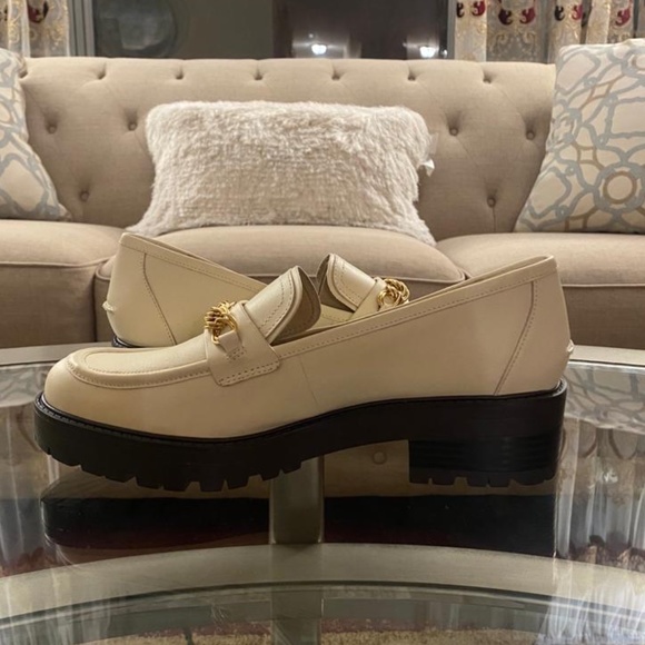 NWOB SAM EDELMAN Women's Taelor Chained Lug-Sole Loafers - Size 10.5 - Picture 8 of 10